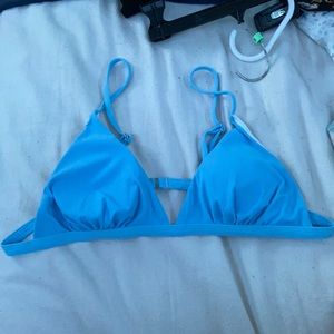 Shein rib triangle bikini top